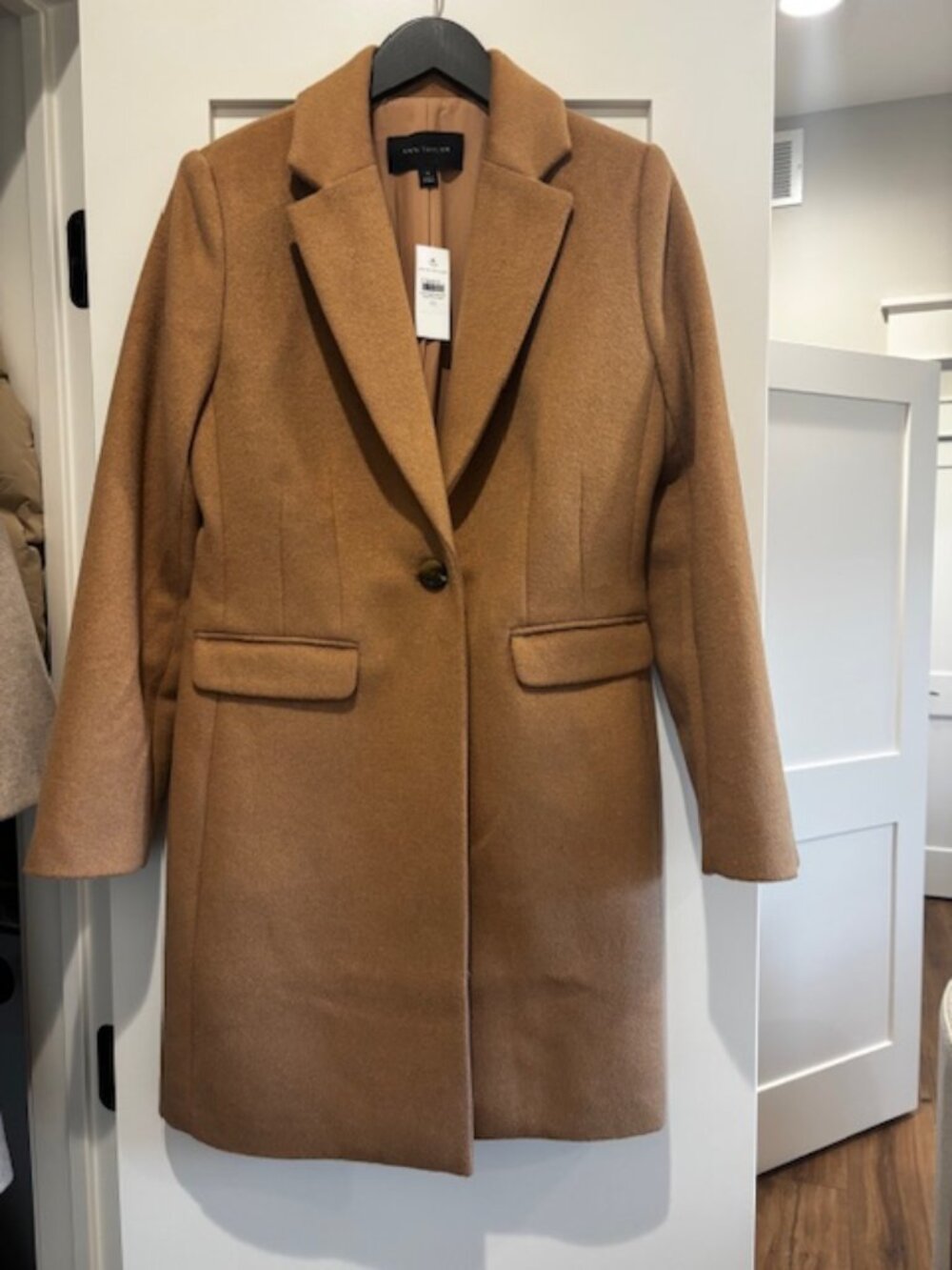 Ann Taylor Camel Blazer Coat